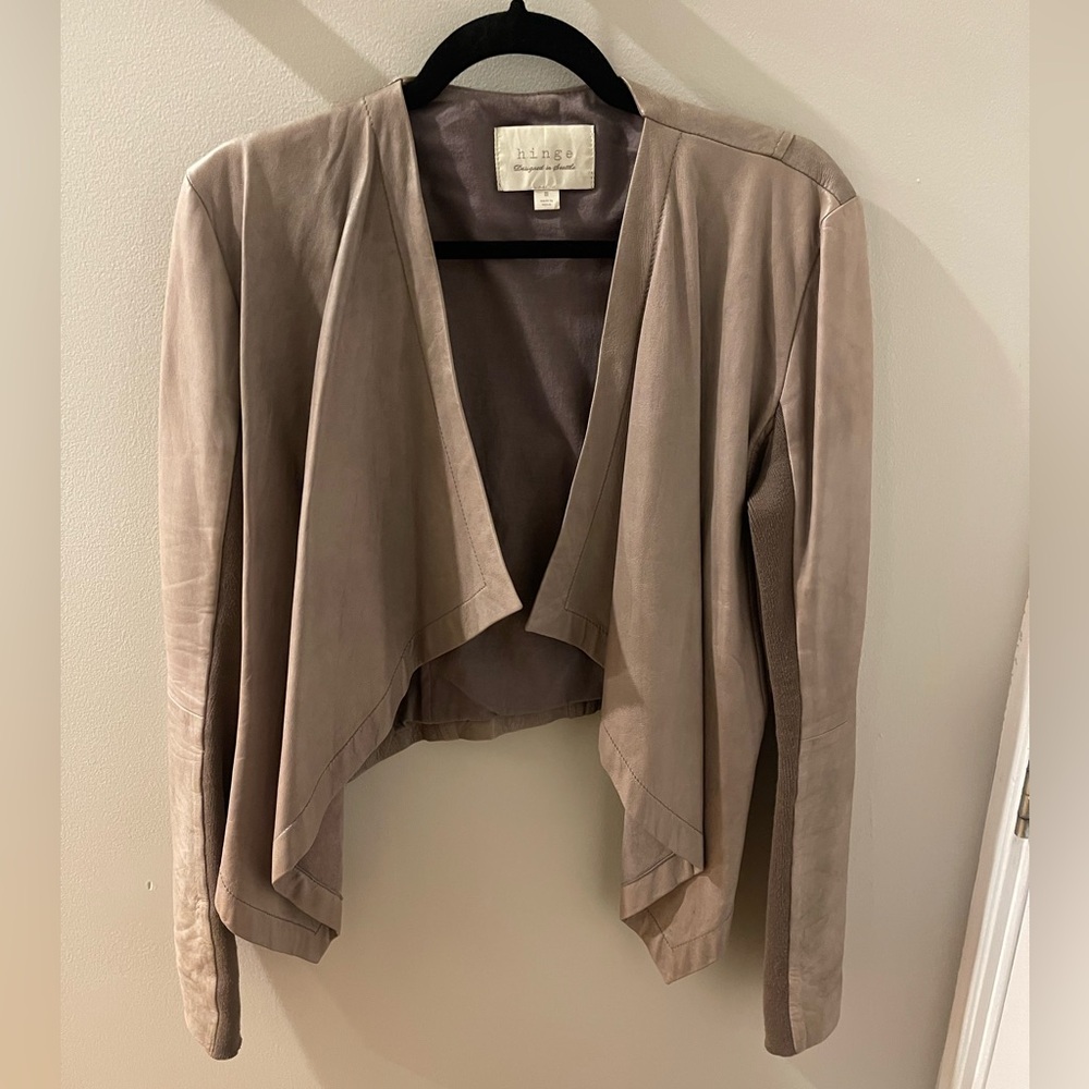 Hinge Mauve Motorcycle Jacket